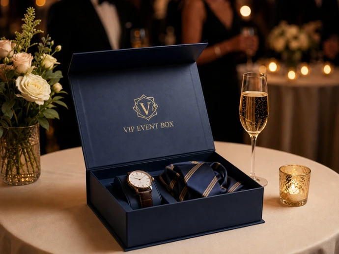 Premium rigid packaging for event and VIP gifting